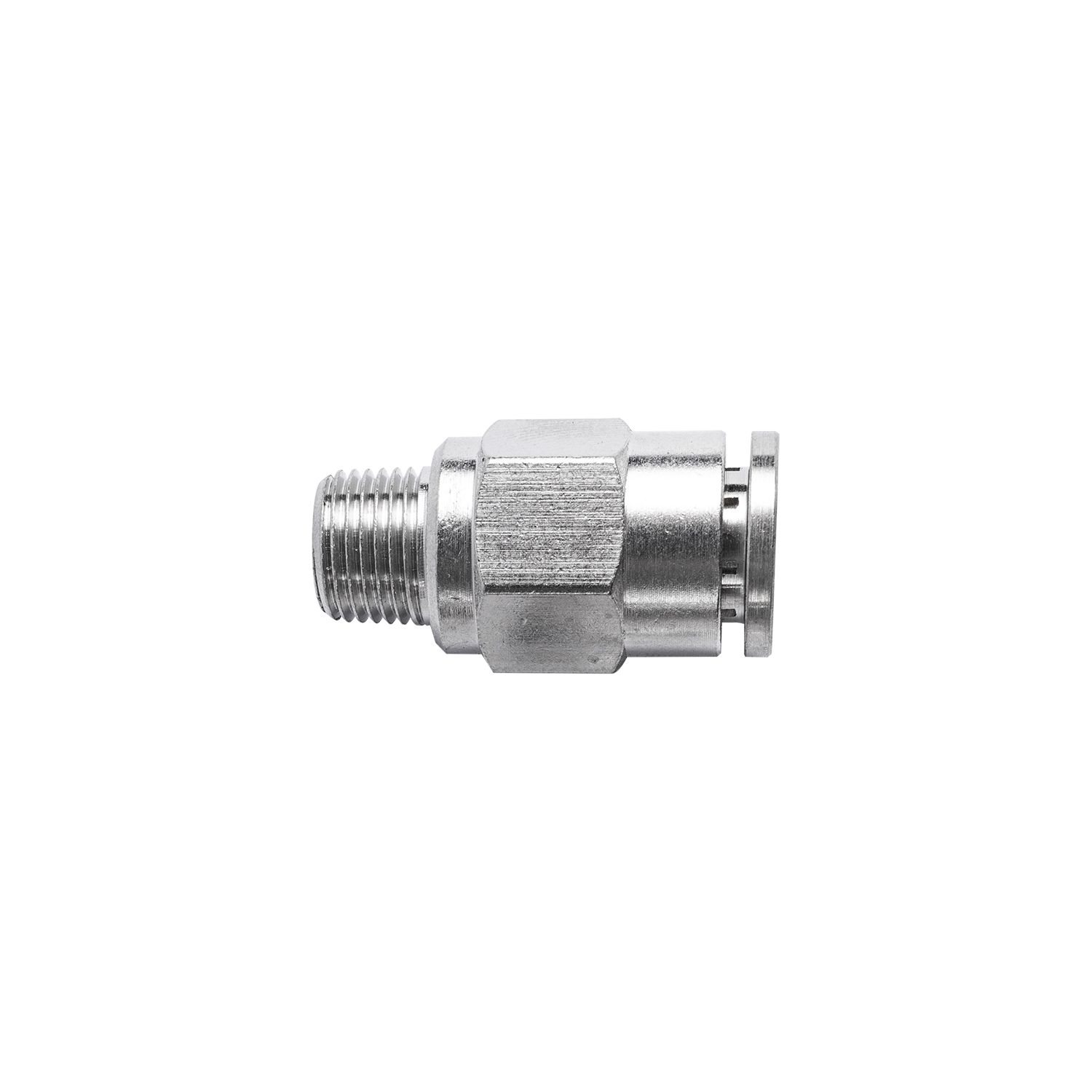 Metal Pu Fitting Straight 8mm X 1/8' M